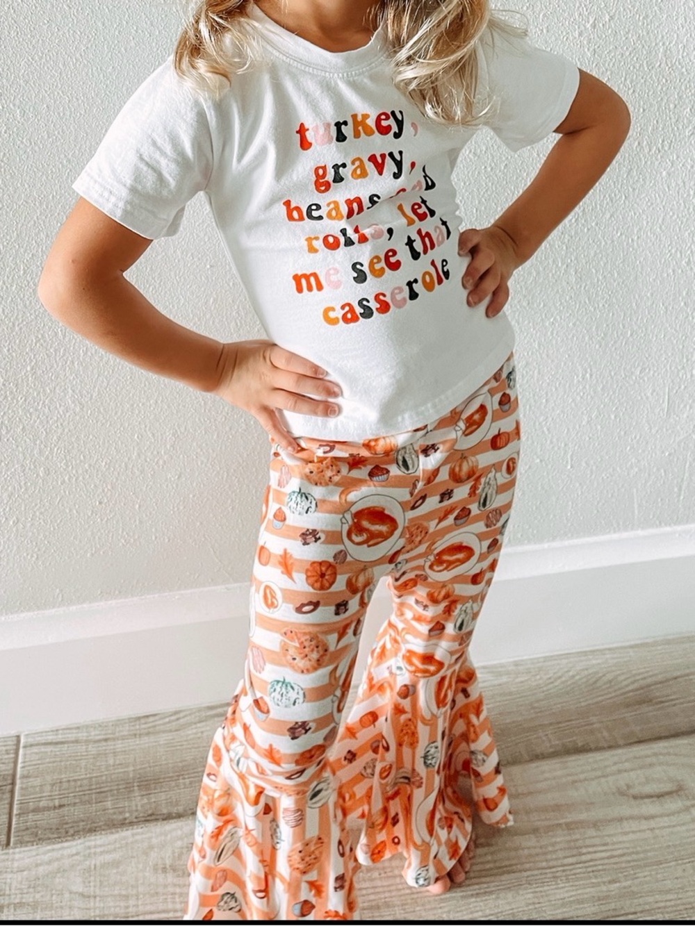 Toddler Girls Thanksgiving outfit